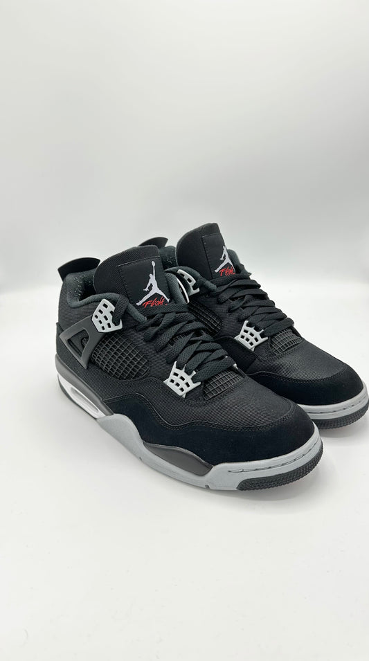 Air Jordan 4 Retro SE Black Canvas