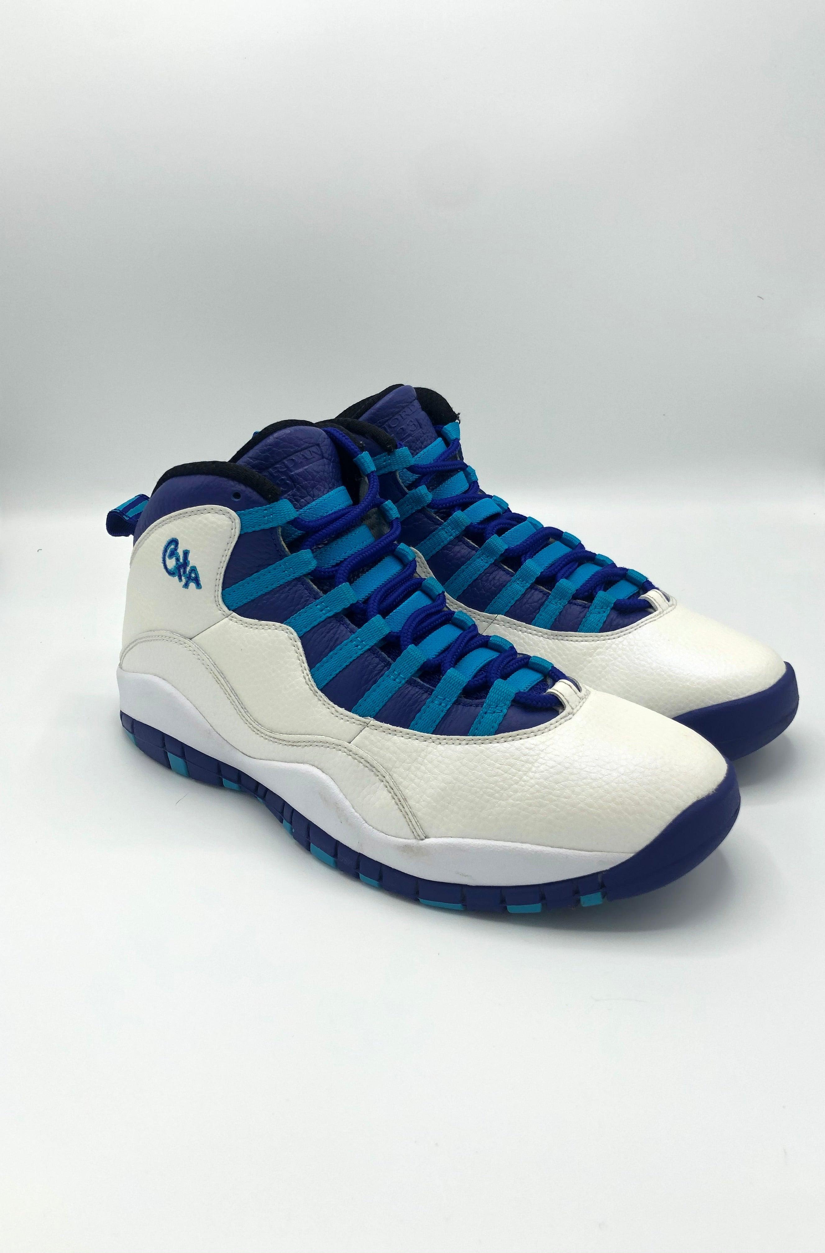 Air Jordan 10 Retro Charlotte Hornets 310805 107 UNDSCRVD